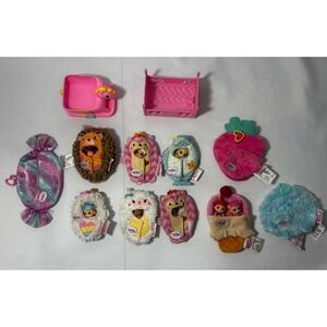 Zapf Creation Baby Born Surprise Mini Dolls Costumes Lot Of 8 Babies -Crib